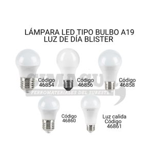 LAMPARA DE LED - BULBO A19 | BLISTER