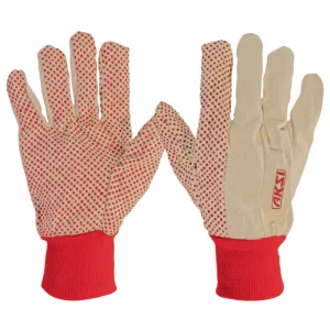 GUANTE DE LONETA CON PUNTOS DE PVC