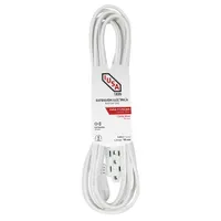 EXTENSIÓN DOMÉSTICA BLANCA 8 MTS CON FAJILLA IUSA 619343