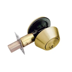 CERROJO LLAVE-LLAVE LATÓN BRILLANTE PHILLIPS MX81217 BLISTER