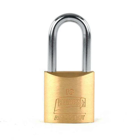 CANDADO LATÓN MACIZO 13 GANCHO LARGO 45 MM PHILLIPS MX258