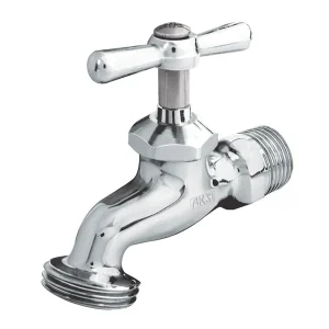 LLAVE FUNDIDA EN LATÓN CROMADA DE 1/2"