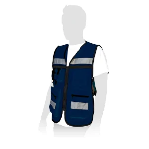 CHALECO BRIGADISTA CON CINTA REFLEJANTE