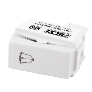 BOTÓN TIMBRE DE TECLA 127V/ 10A BLANCO AKSI