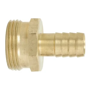CONECTOR PARA MANGUERA DE RIEGO DE LATÓN, 1/2" MACHO
